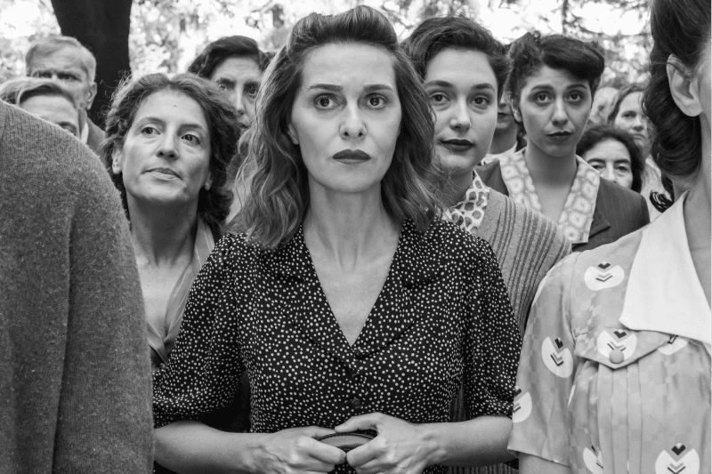 Personagem Delia em cena do filme